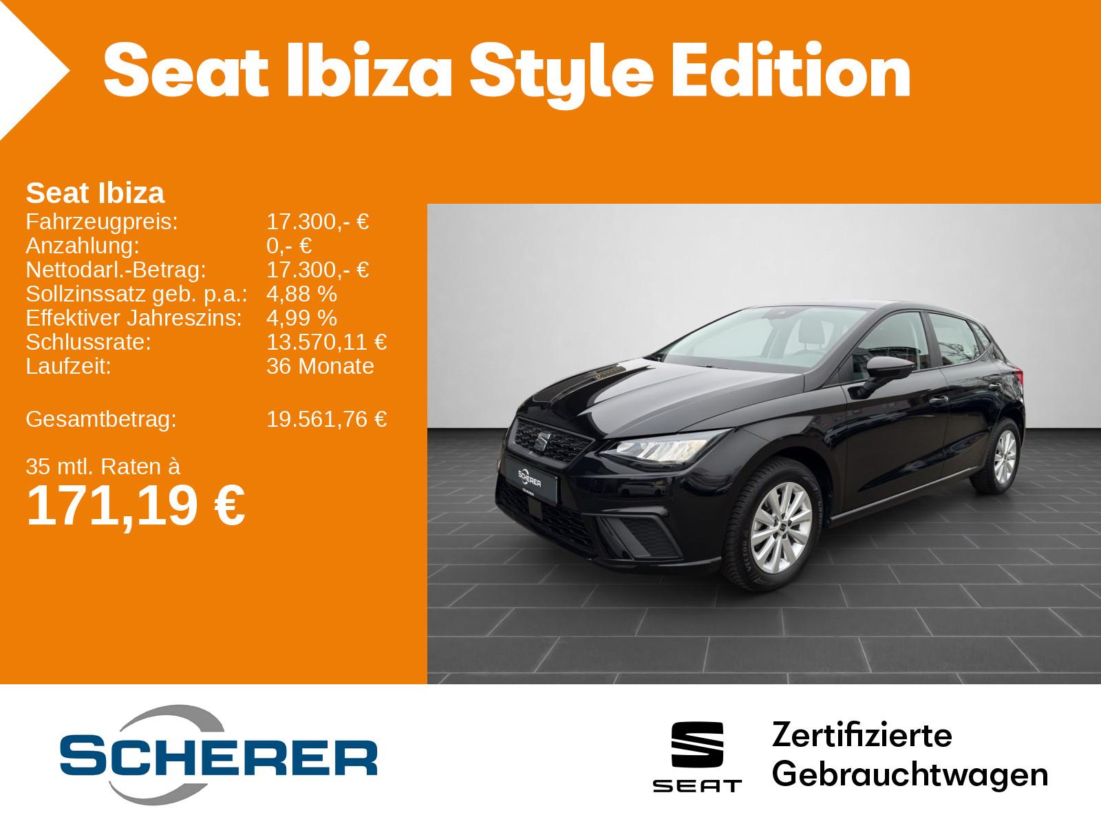 Seat Ibiza Style 1.0 TSI Full Link LED Scheinwerfer S