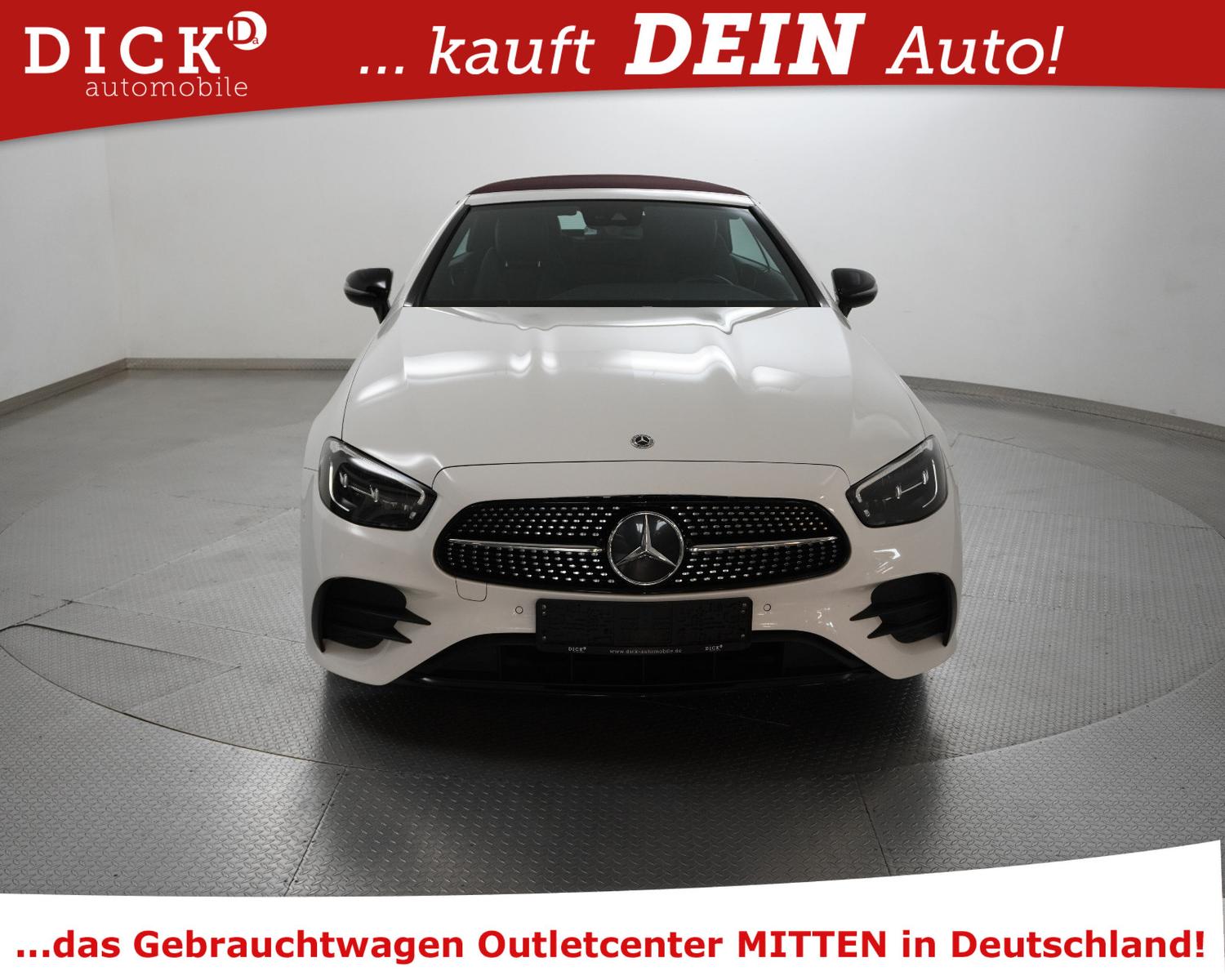 Mercedes-Benz E220d Cabrio 2X AMG NIGHT+WIDESC+STNDHZ+BURM+20"