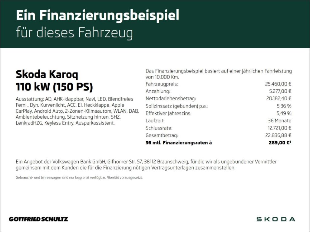 Skoda Karoq Scout 4x4 TDI DSG LED AHK Navi R-Kamera imagem 2