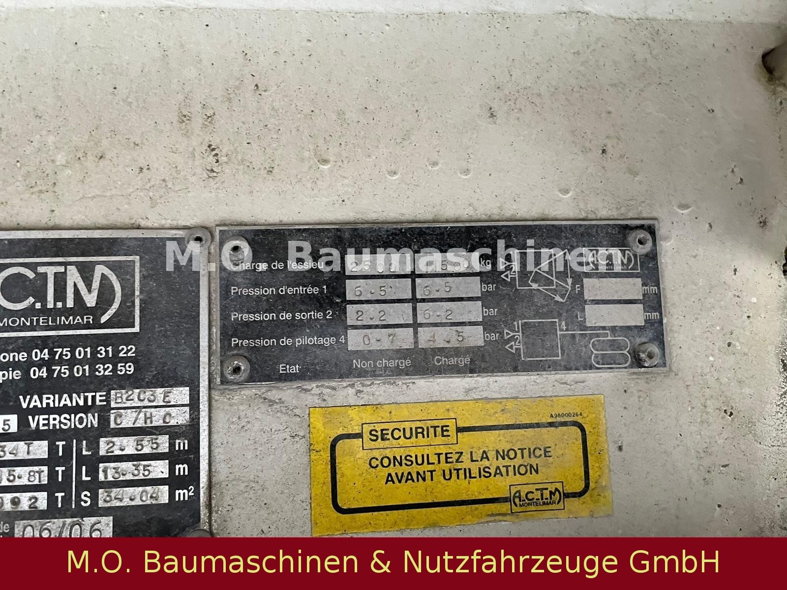 Fahrzeugabbildung Andere ACTM S38315CHC/ hydr. Rampen / Luftgefedert/34t