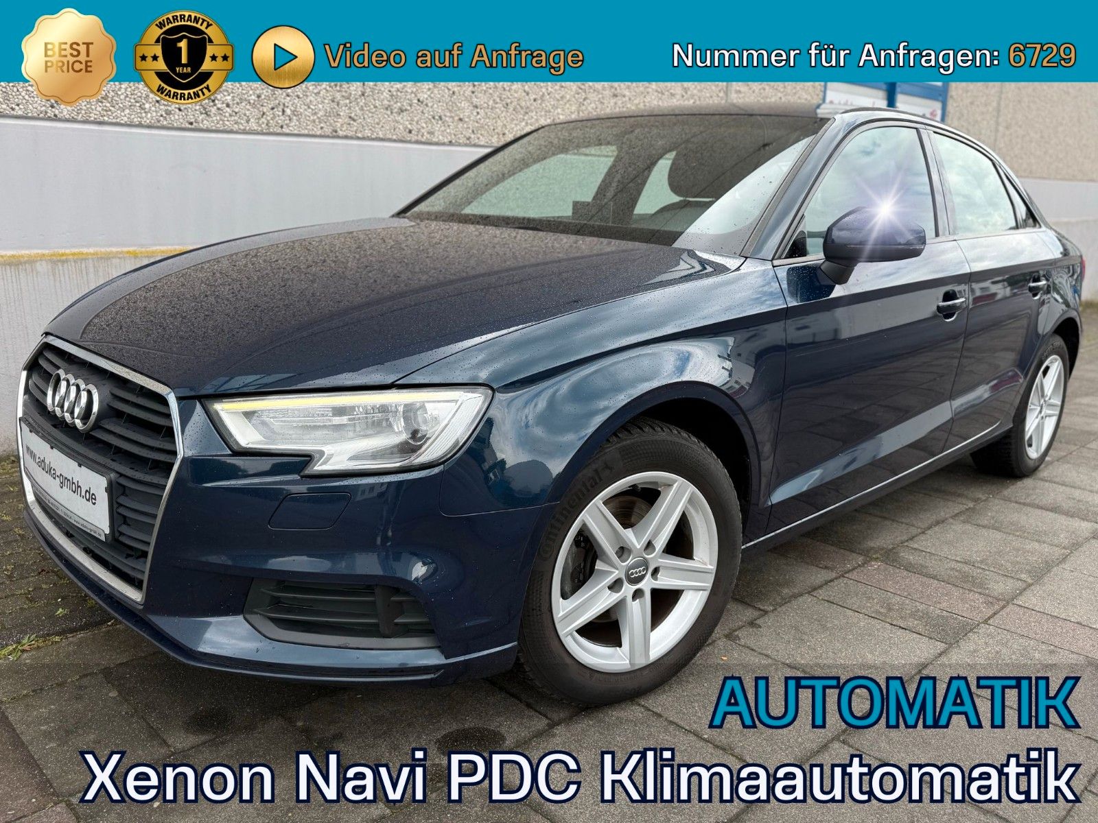 AUDI A3 30 TFSI S tronic Xenon Navi PDC Klimatronic