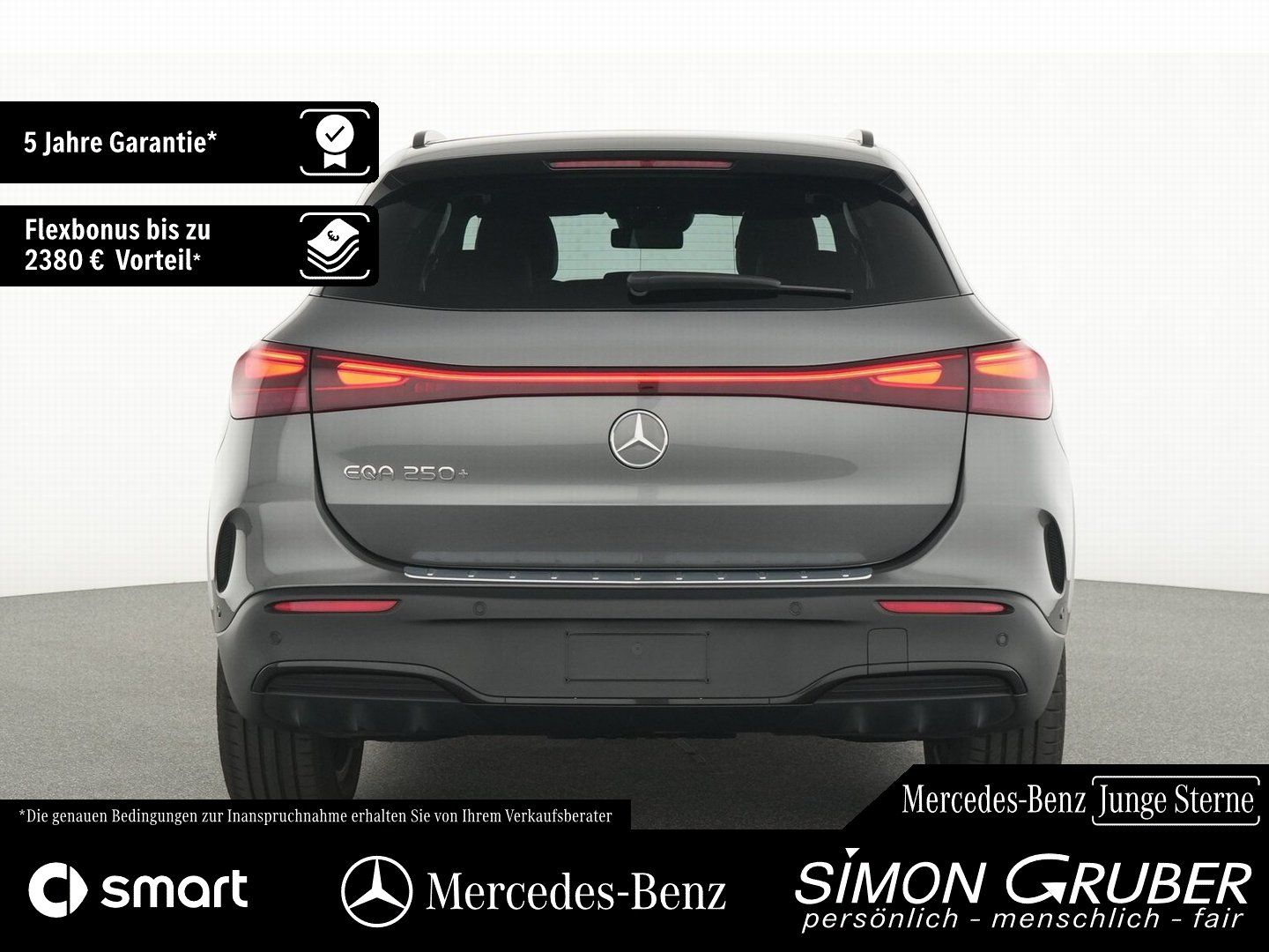 Fahrzeugabbildung Mercedes-Benz EQA 250+ AMG Night Pano Burm HUD Leder 360 AHK