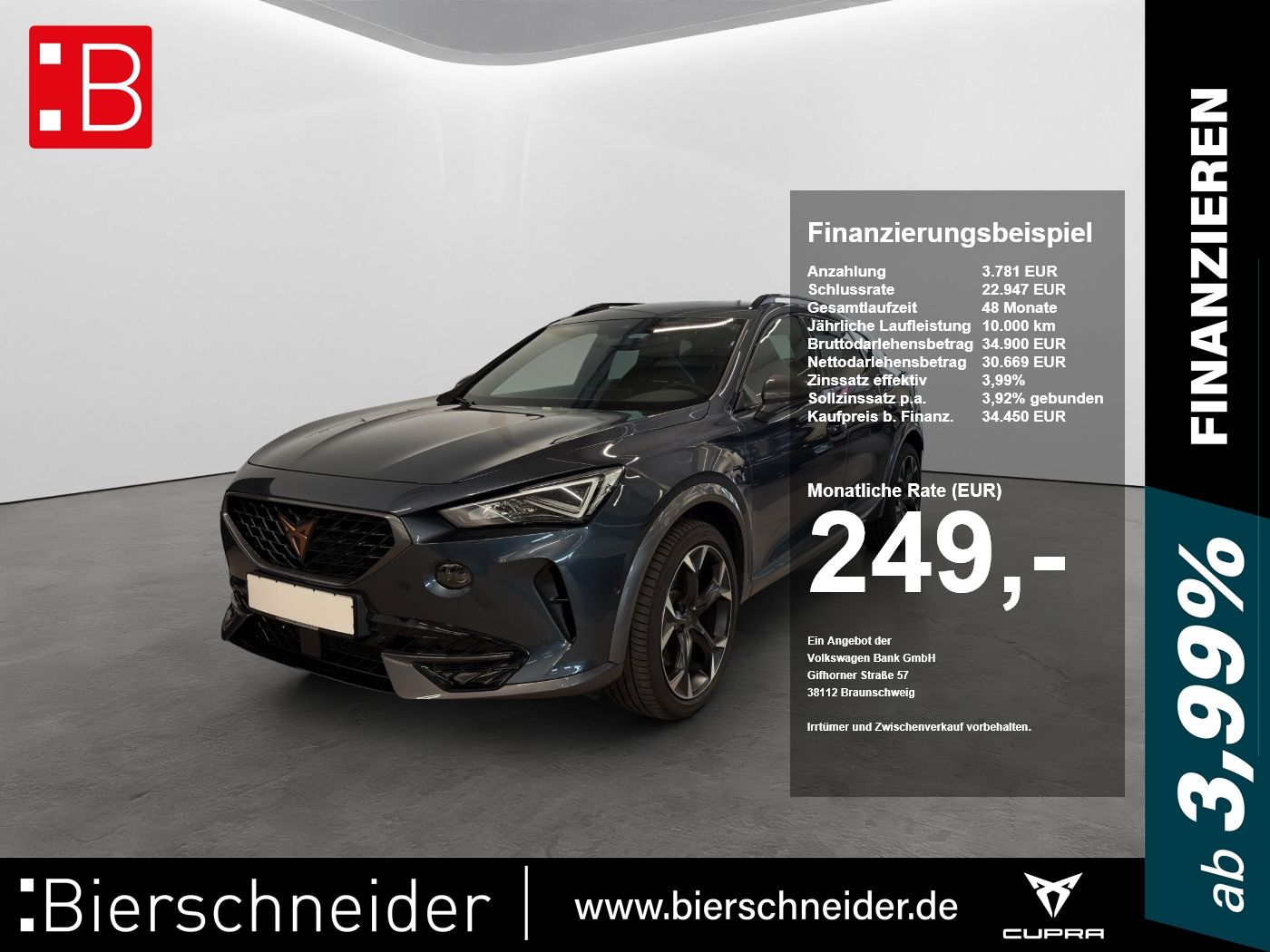 Cupra Formentor 2.0 TSI DSG 4Drive VZ Akropovic+AHK