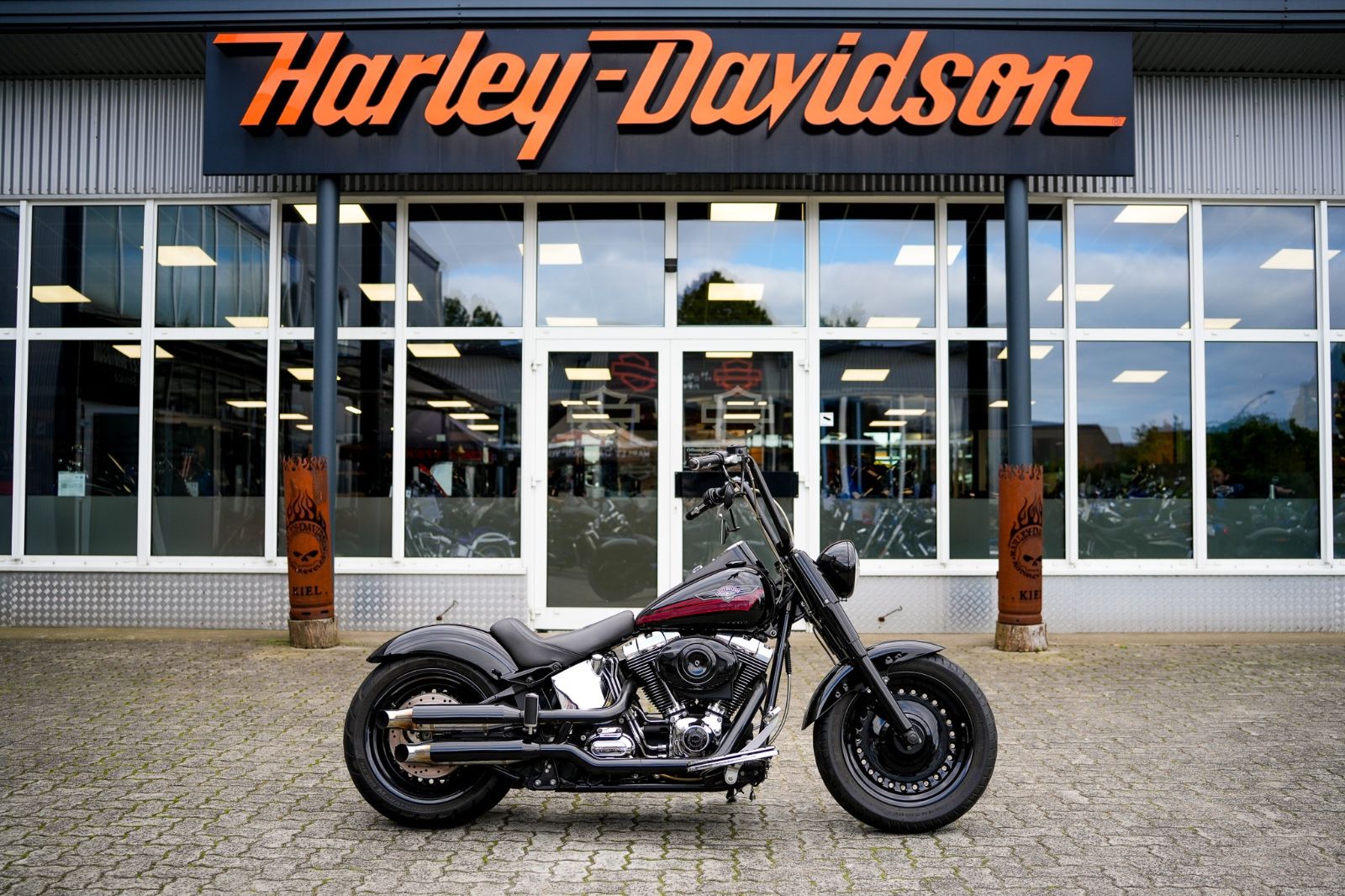 Fahrzeugabbildung Harley-Davidson FLSTF Fat Boy Twin Cam 96B - Ape - Kesstech