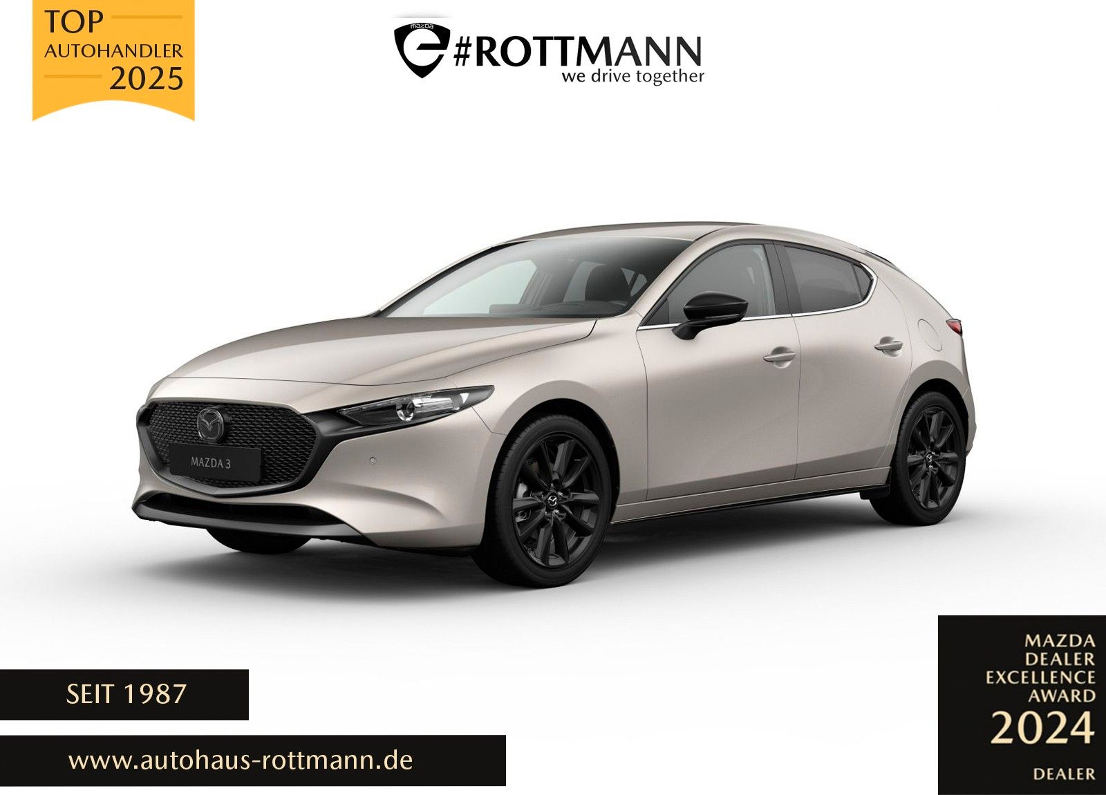 Mazda 3 SoMo e-SKYACTIV-G 2.5 140ps Aut. HOMURA