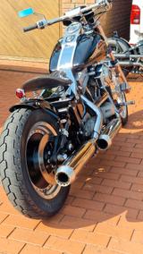 Harley-Davidson Custum BOBBER Softail Gietl Bike Sitz Solo ... - HARLEY-DAVIDSON BIKE