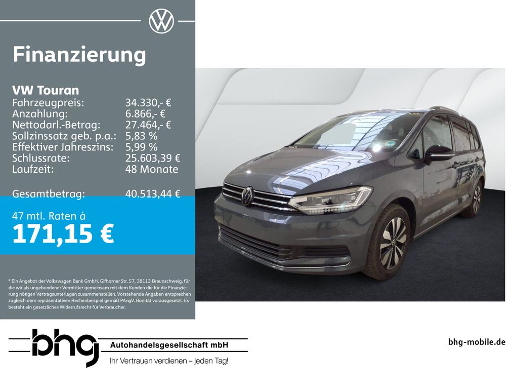 Touran 1.5 TSI ACT OPF DSG Goal