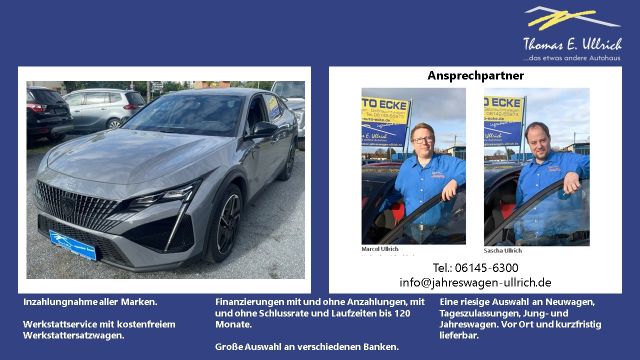 Peugeot 408 GT PlugInHybrid 225 AT+Navigationssystem+Sou