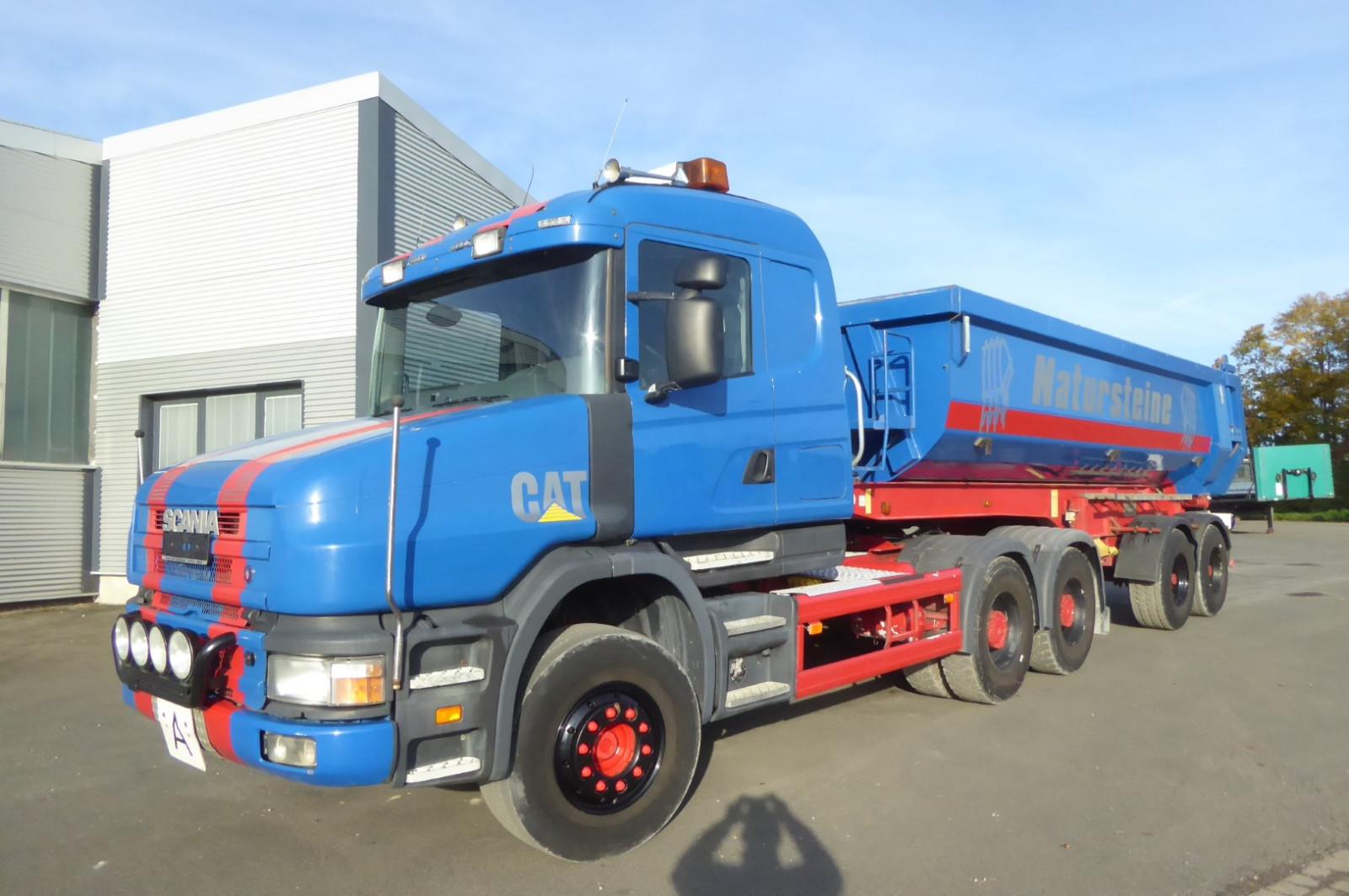 Scania T124-470 CA 6x4 kompl. Zug Carnehl CHKS/HH