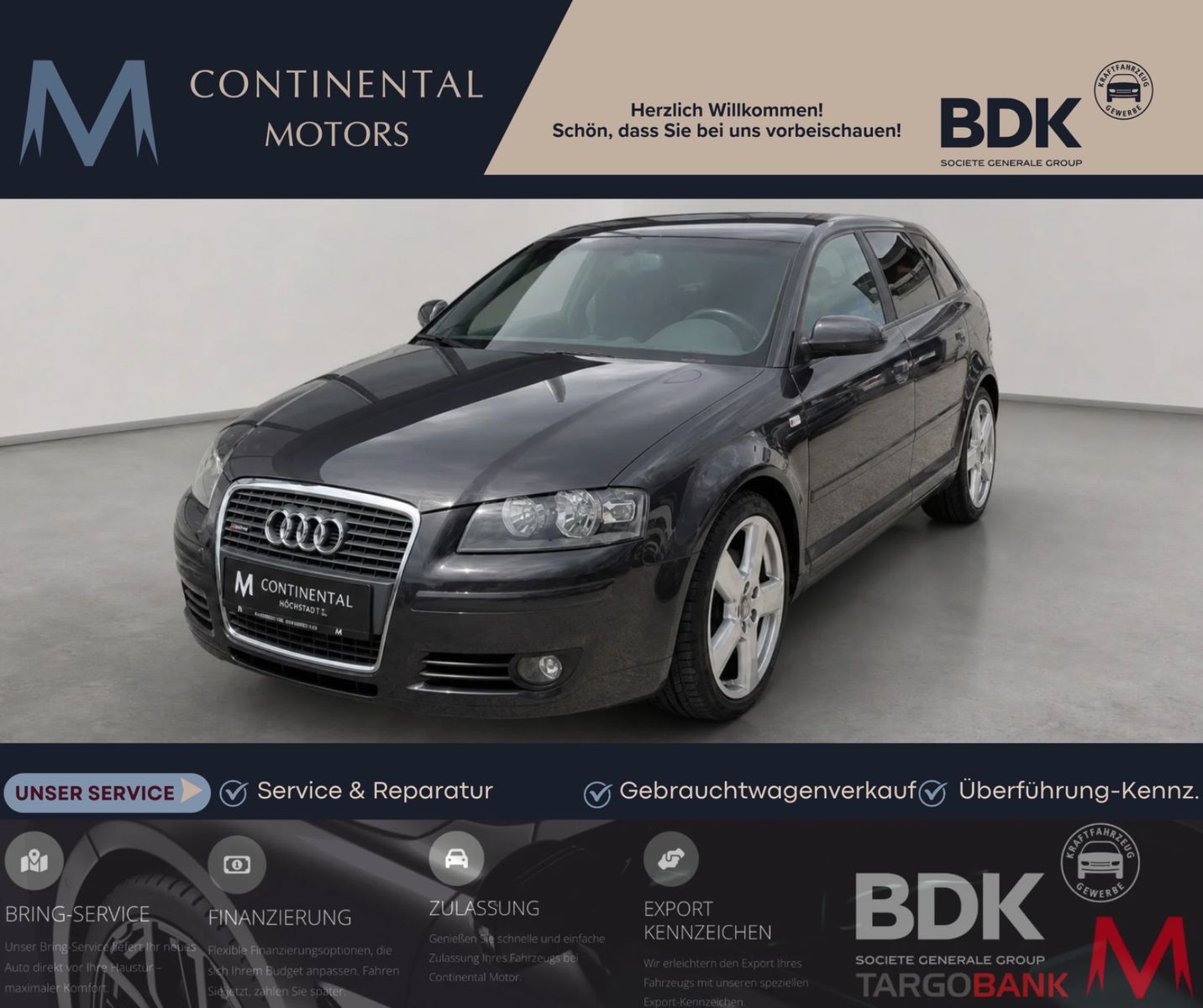 AUDI A3 A3 Sportback 2.0 TDI S line Sportpaket plus