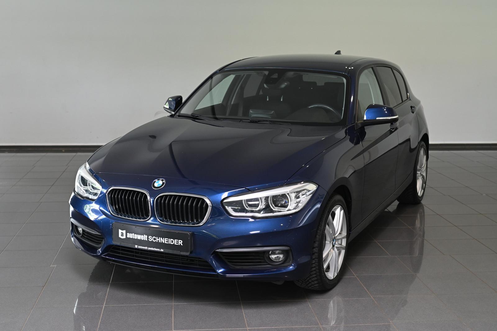BMW 118 d Advantage Automatik Navi SHZ LED 17-Zoll