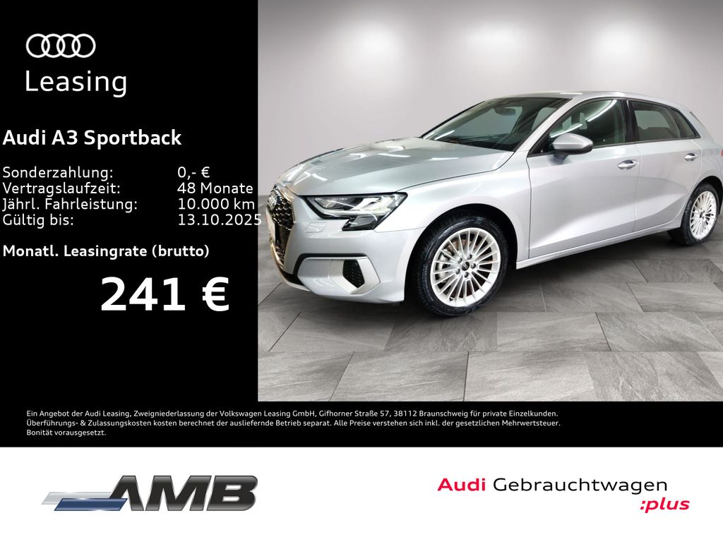 A3 Sportback Advanced 35 TFSI LED/Sitzhzg/12.28G