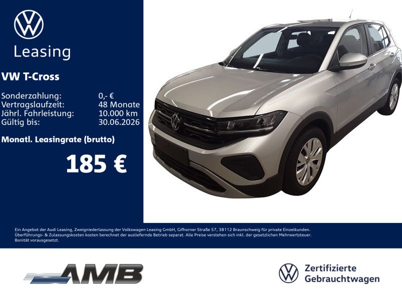 T-Cross 1.0 TSI LED/digi.C/Sitzhzg/bis08.2030Gar