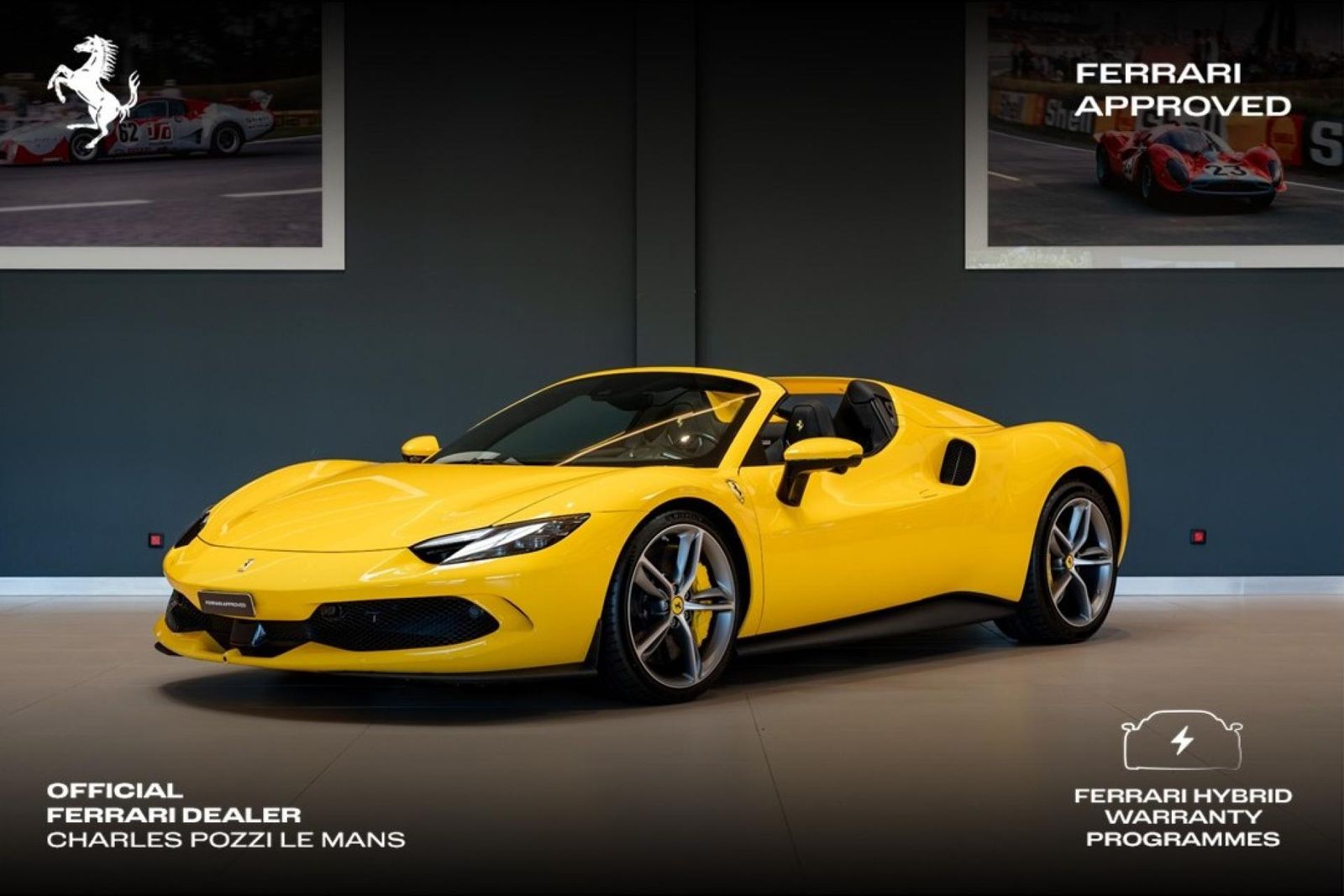 Ferrari 296 gts 3.0 turbo v6 hybride 830 ch -
