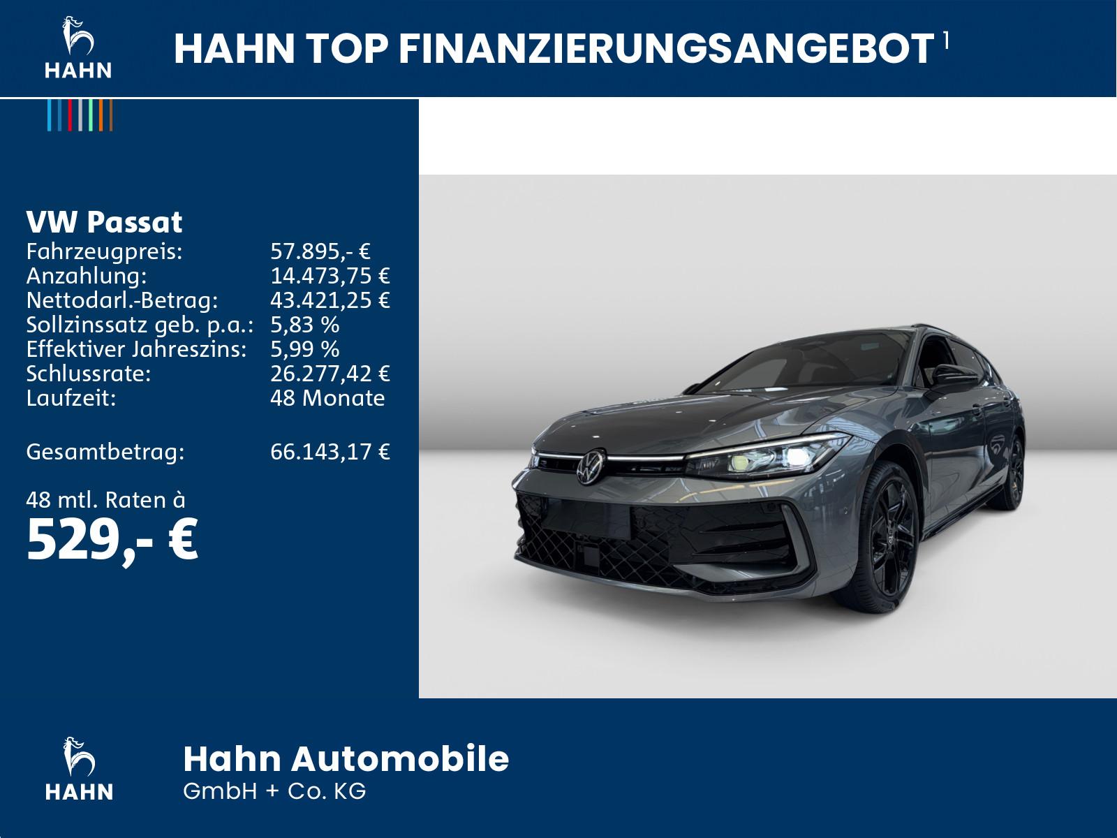 Volkswagen Passat R-Line 2,0l TDI 4MOTION 193PS AHK Pano ST