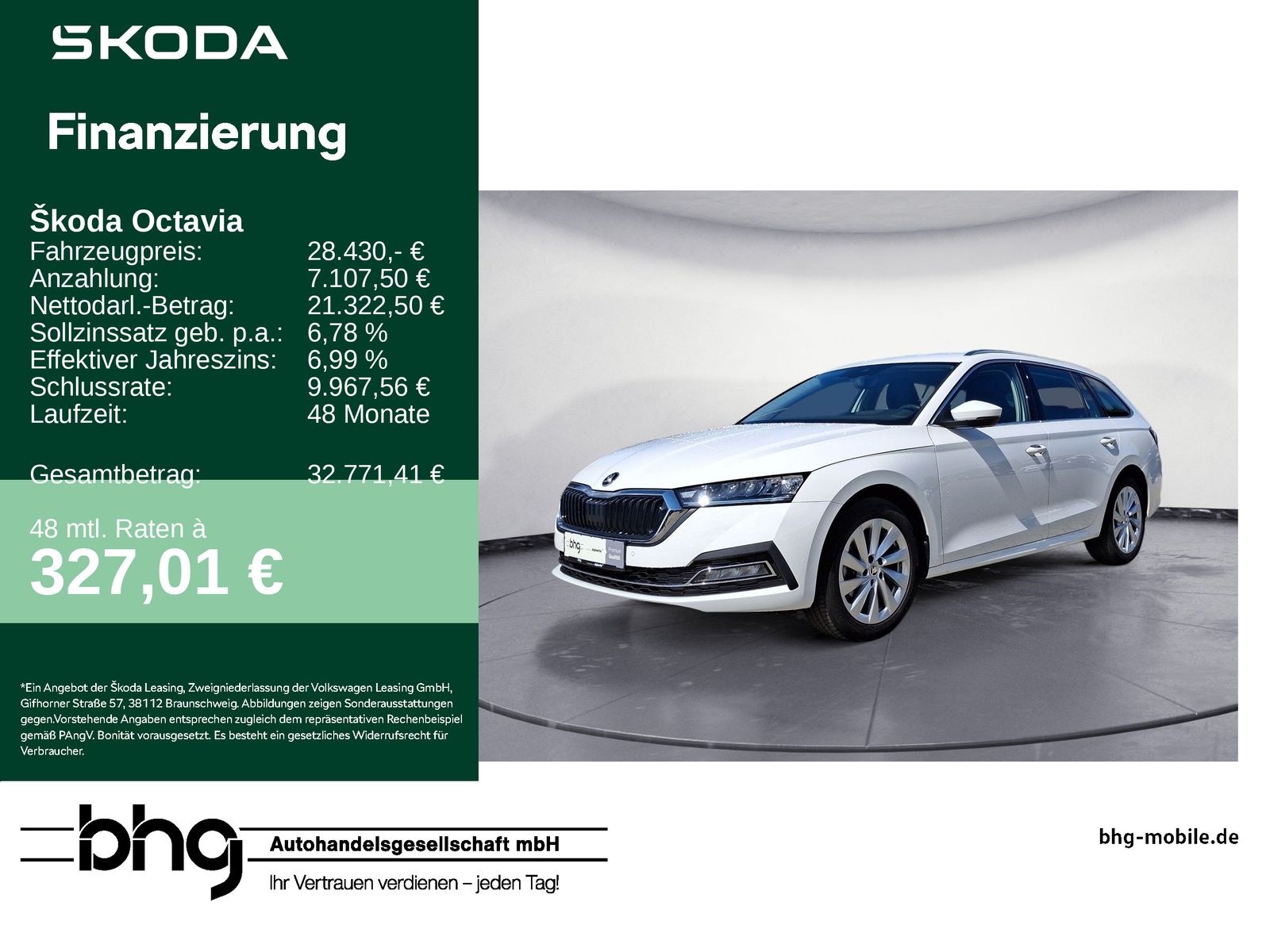 Skoda Octavia Combi 2,0 TDI DSG