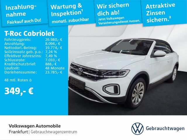 Volkswagen T-Roc Cabriolet 1.0 TSI Style Navi LED Heckleuch