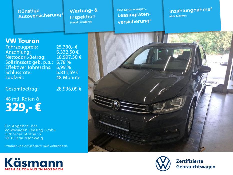 Volkswagen Touran Comfortline 2.0TDI DSG AHK NAVI KAM ACC imagem 2