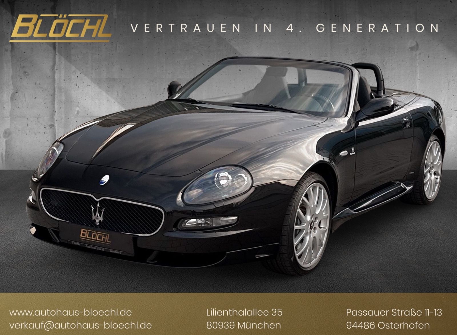MASERATI GranSport Spyder*DT Auto*Triple Black – Ansicht 1 von 22