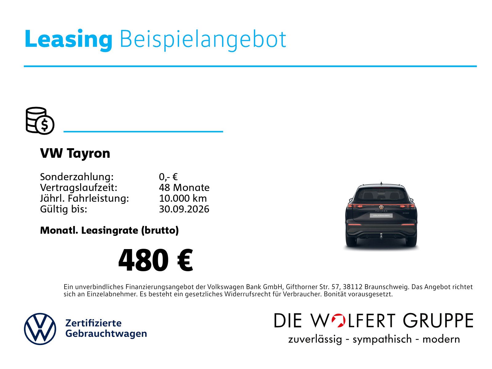 Volkswagen Tayron Life 1.5 TSI eHybrid DSG AHK RFK ACC CARP foto 3