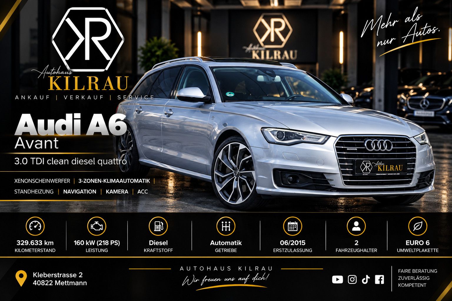 Audi Audi A6 Avant 3.0 TDI clean diesel quattro