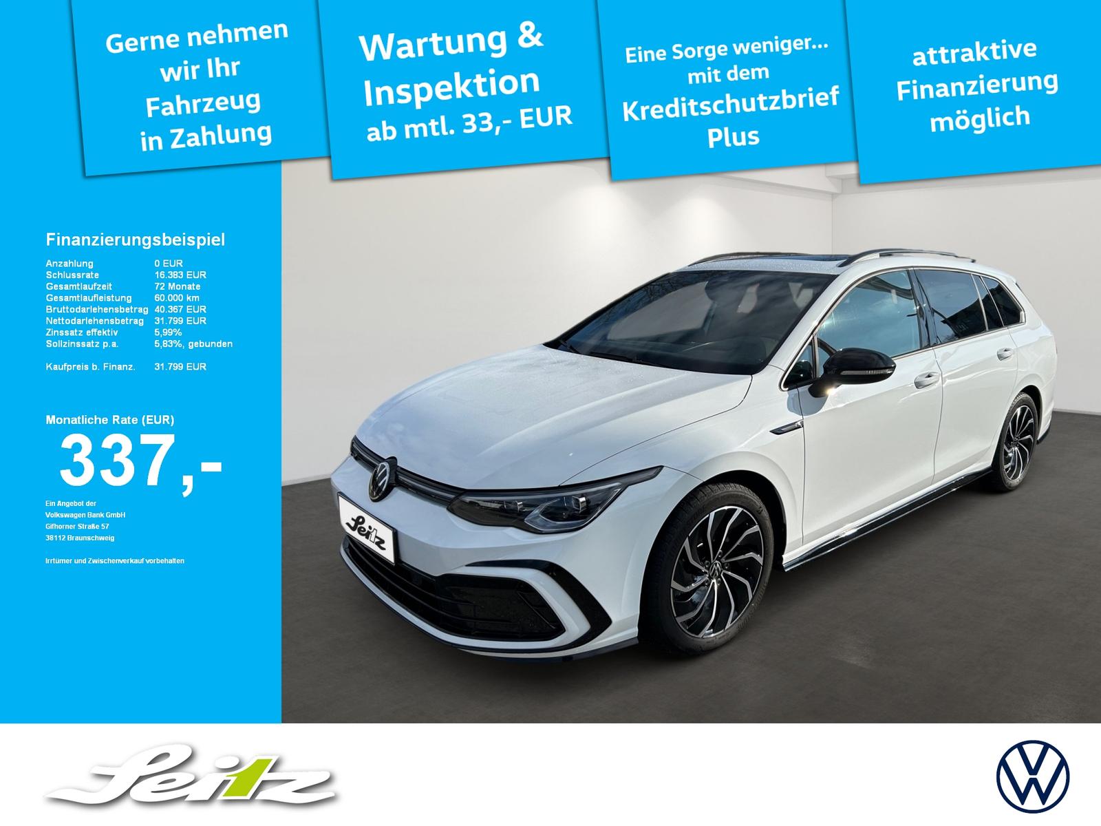 Volkswagen Golf VIII Variant 2.0 TSI R-Line *AHK*HEAD-UP*PA