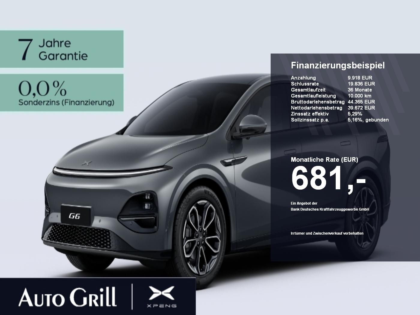 XPENG G6 2025 RWD Long Range AHK CarPlay 360Kam ACC