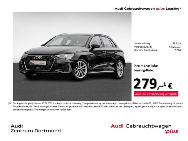 Audi A3 Sportback 35 S LINE AHK CAM LM17 NAVI+ SITZHZ