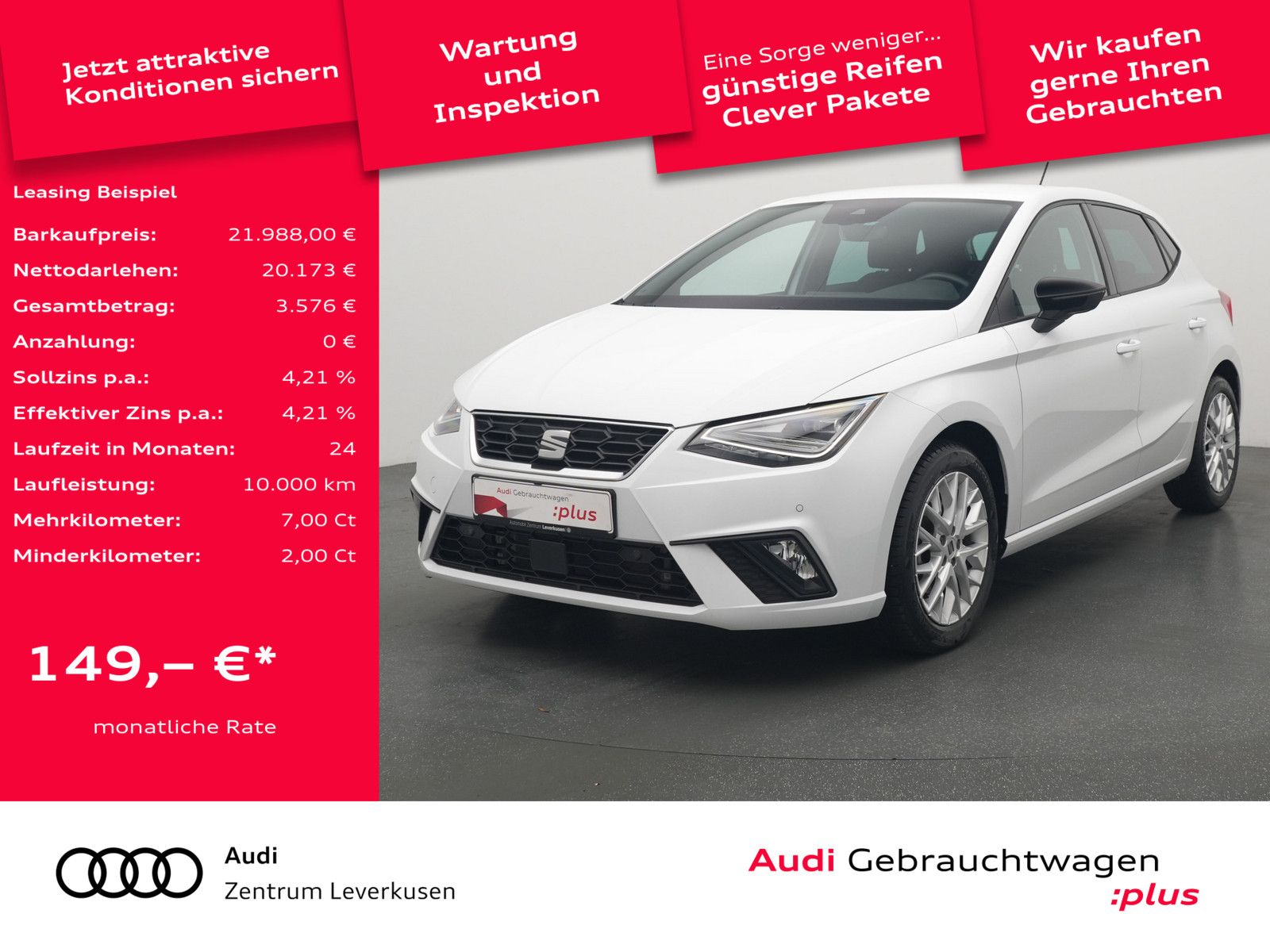 Seat Ibiza LED NAVI KAM SHZ KEYLESS PDC