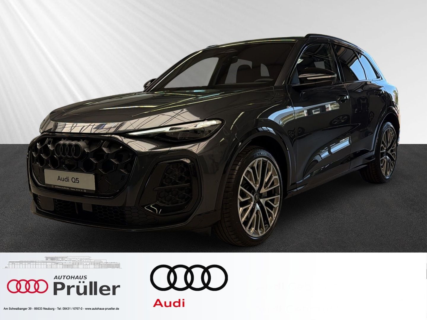 Audi Q5 TDI S line qu S tro 360°+AHK+HuD+Matrix+Sthz
