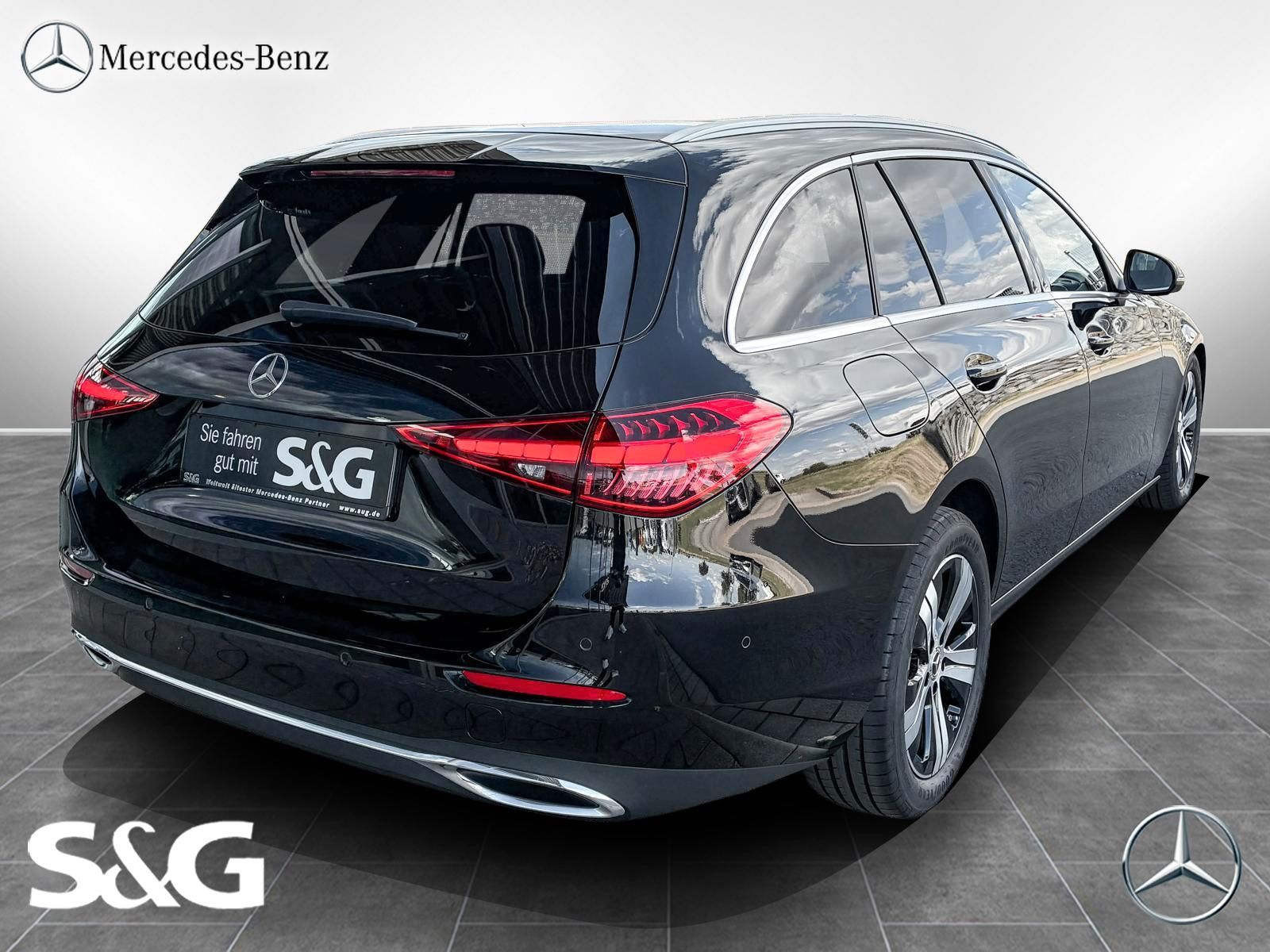 Mercedes-Benz C 180 T AVANTGARDE LED+AHK+360°+Totwink.+17 imagem 3