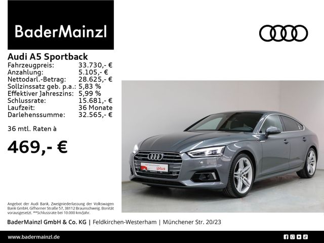 Audi A5 Sportback 45 TDI quattro S line ACC Kam Virt