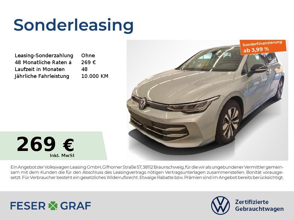 Volkswagen Golf 8 GOAL 1.5 TSI APP Kamera SiHz LED