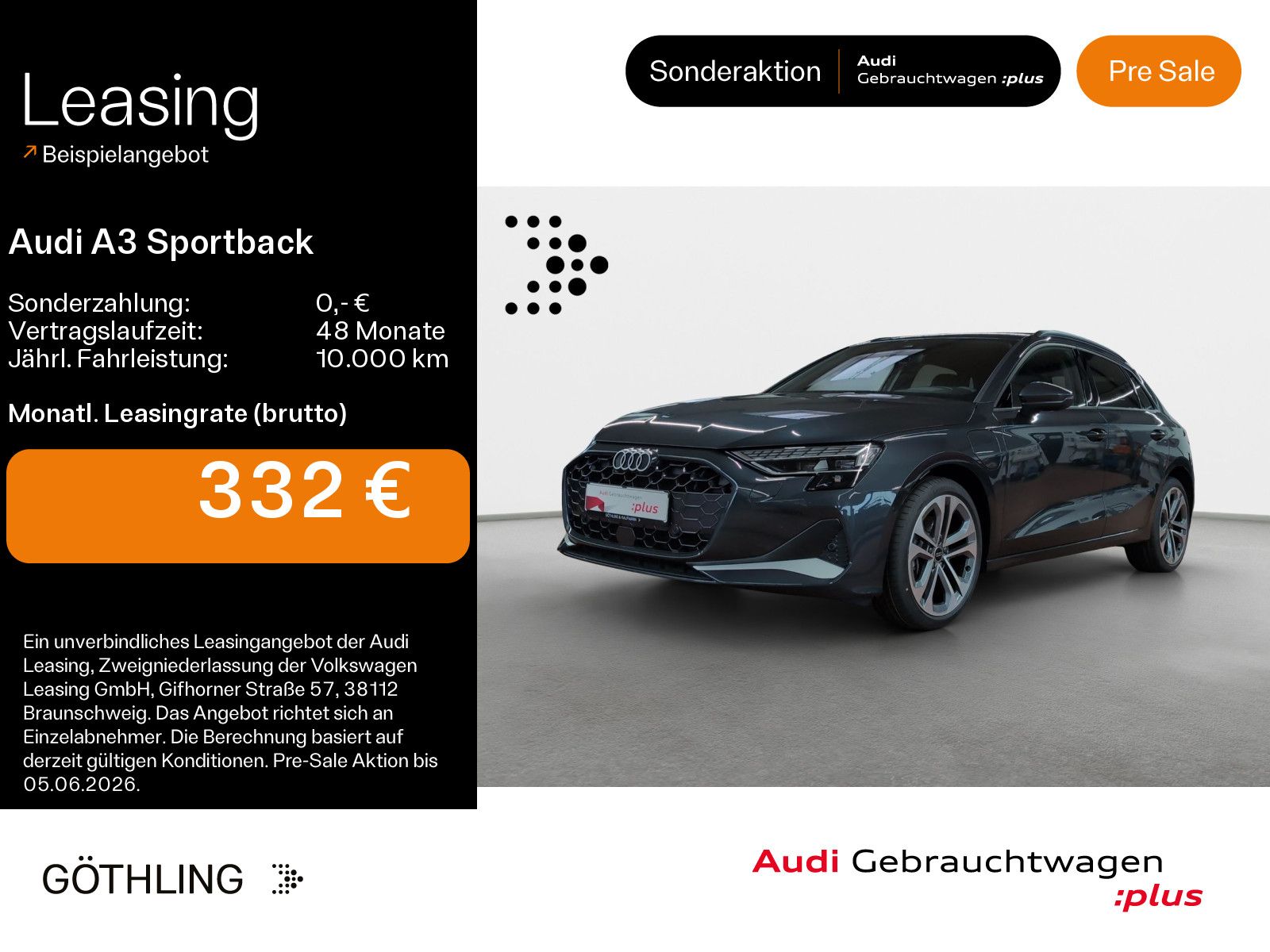 Audi A3 Sportback 40 TFSIe Advanced S tro*HUD*Sonos*L