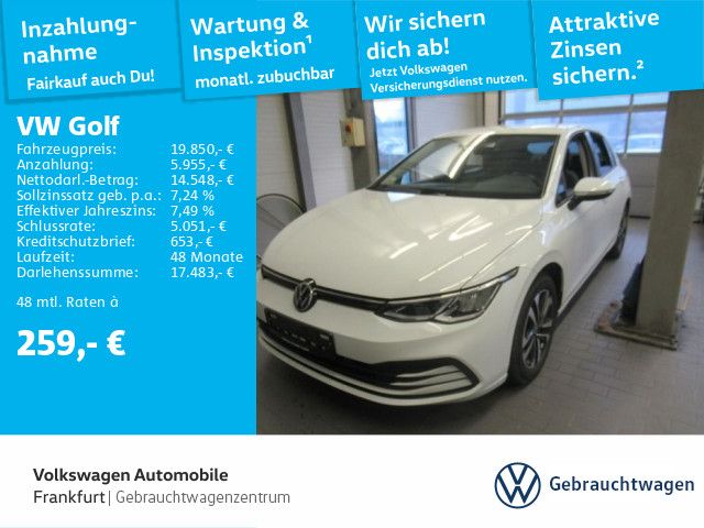 Volkswagen Golf VIII 1.5 TSI Navi FrontAssist LaneAssist LE