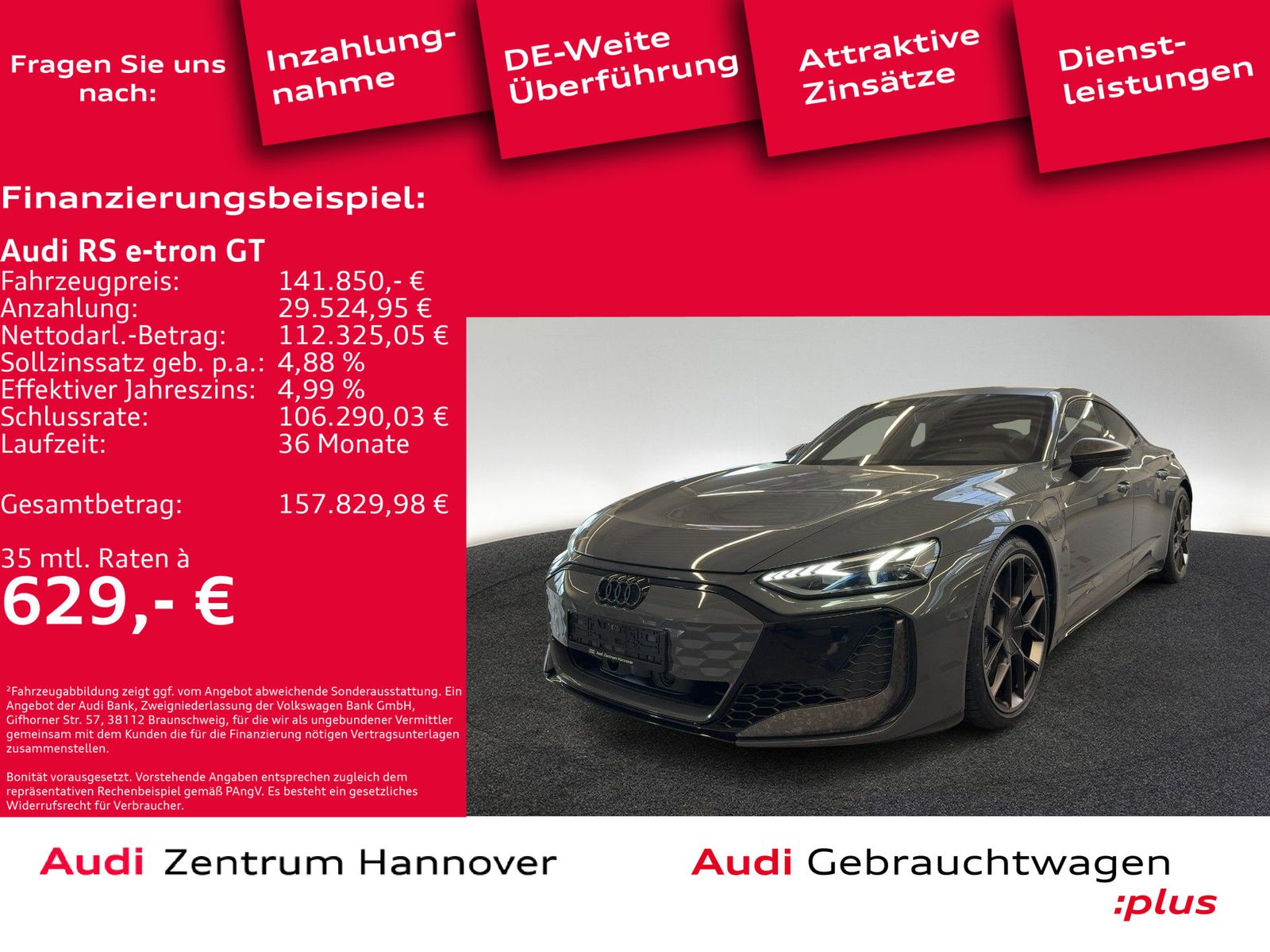 Audi RS e-tron GT performancce quattro Head-Up Laser