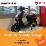 NIU MQi + Sport 45 km/h Extended Range - NIU MQI SPORT