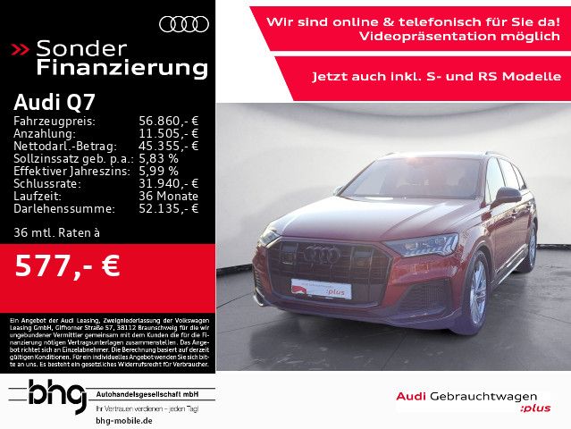 Audi Q7 S line 60 TFSI e quattro