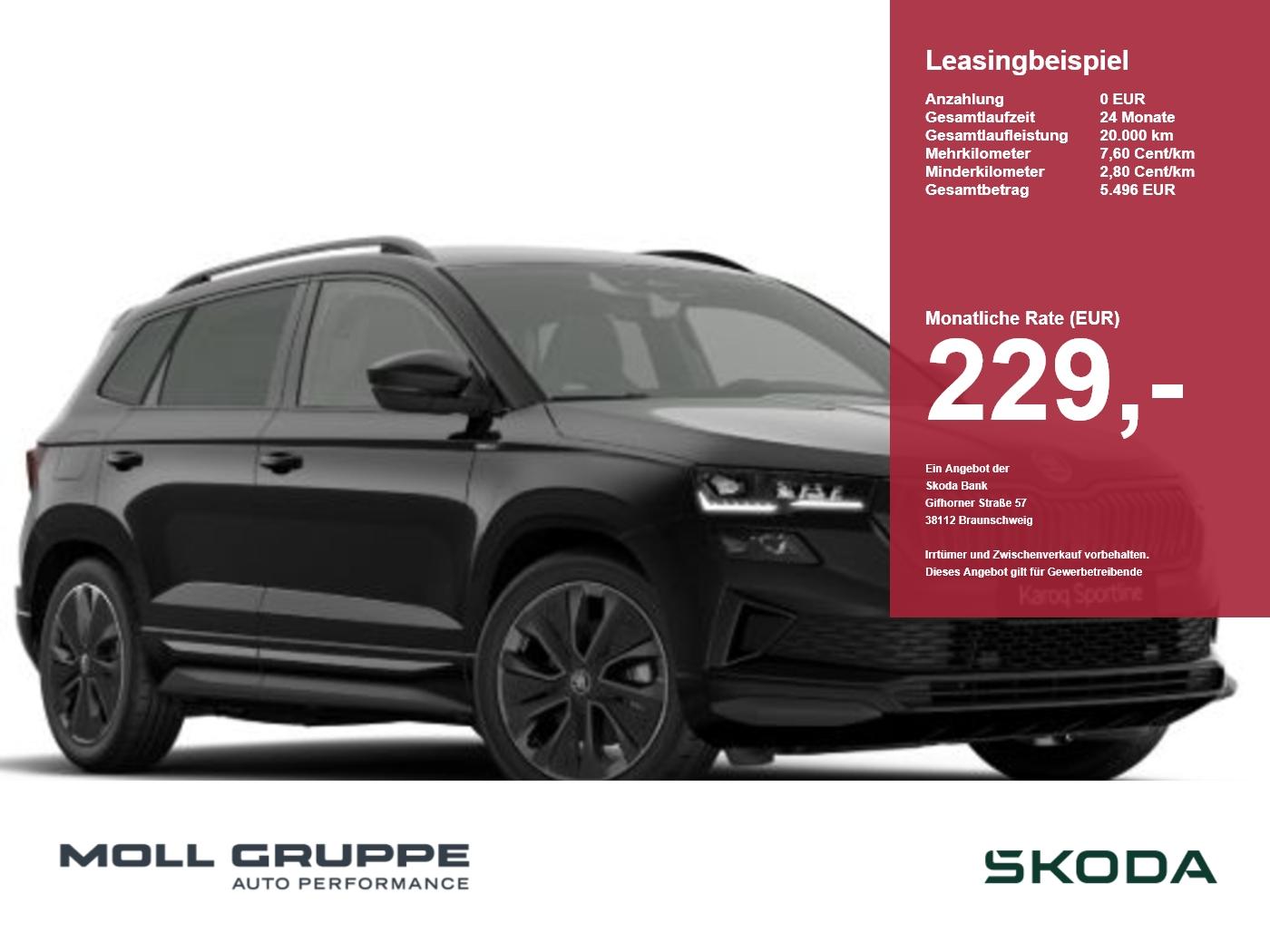 Skoda Karoq 1.5 TSI ACT Sportline 2xKLIMA ACC AHK AUT