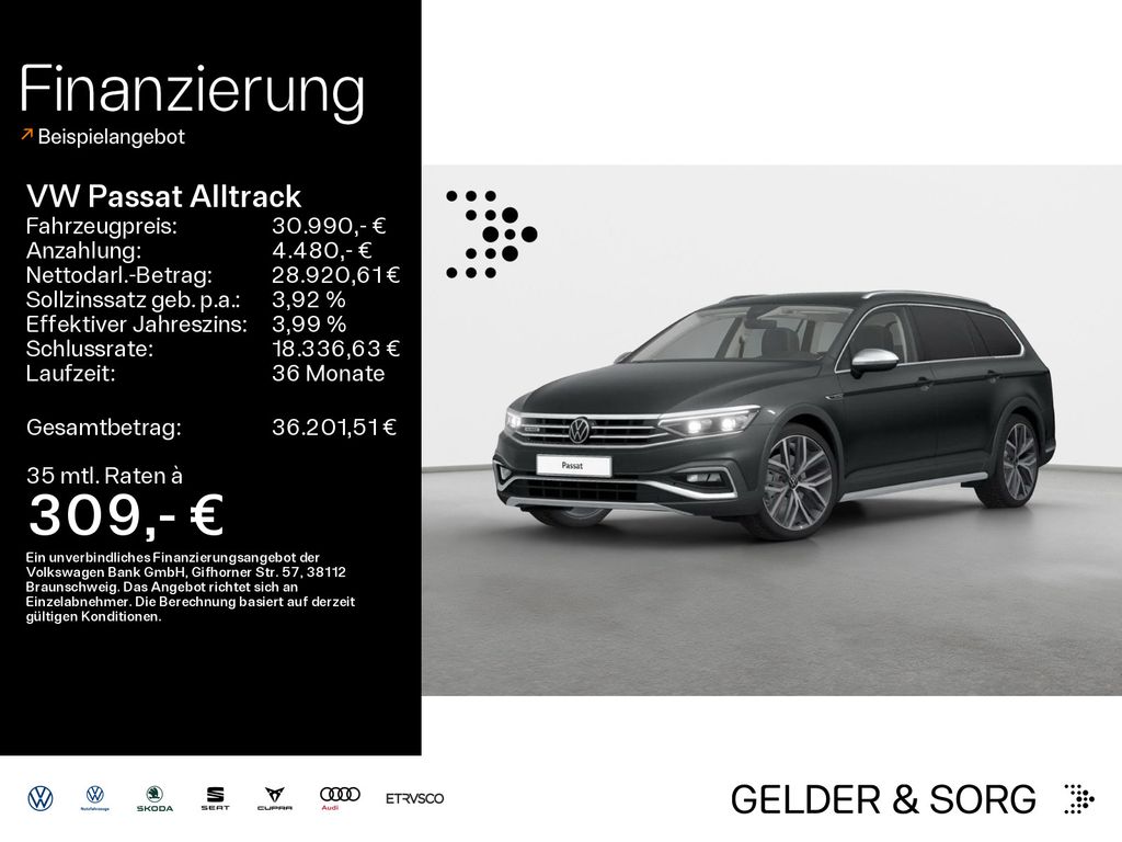 Volkswagen Passat Alltrack Variant 2.0 TDI 4M*RFK*HuD*Pano