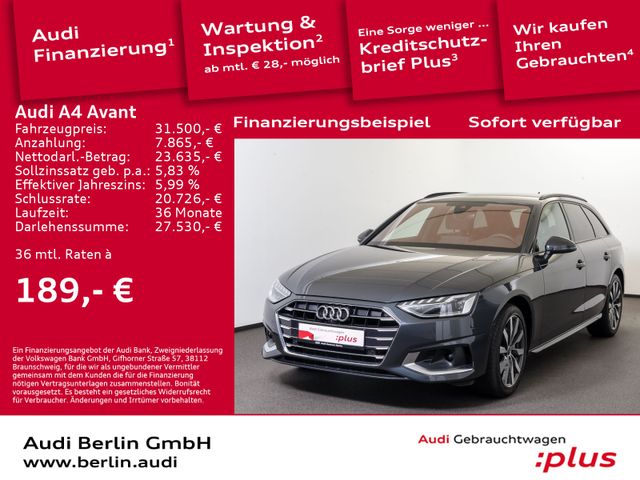 Audi A4 Avant advanced 40 TDI S tr. AHK LED PDC NAVI