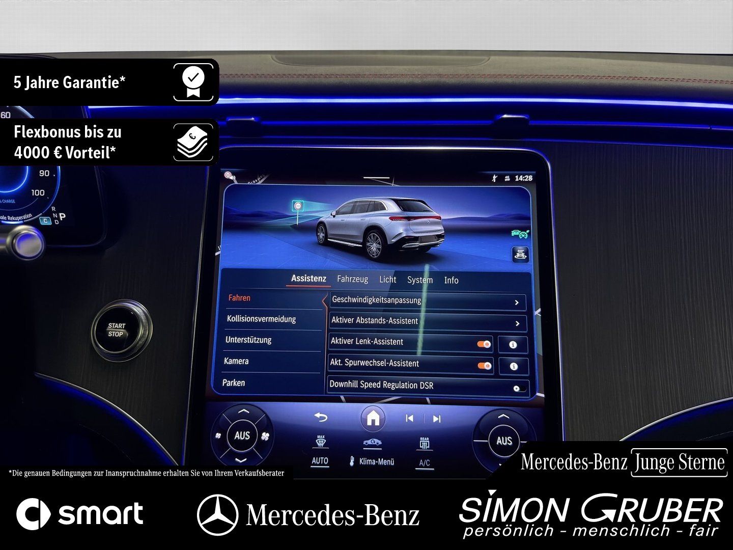 Fahrzeugabbildung Mercedes-Benz EQS 500 4M SUV AMG Pano DigiLight Airmatic 360