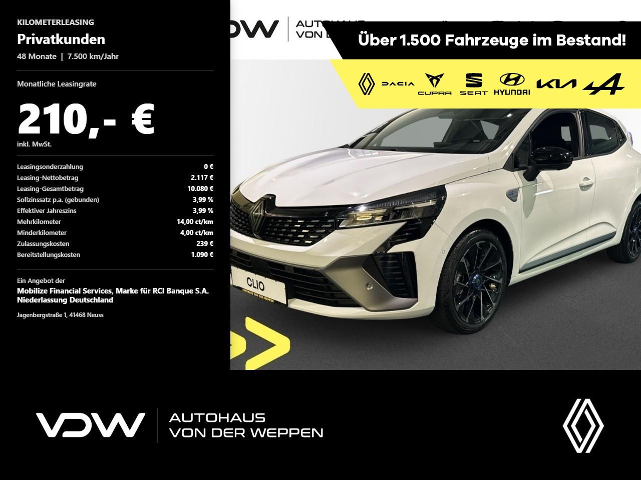 Renault Clio V Esprit Alpine Klima Navi Rückfahrkamera