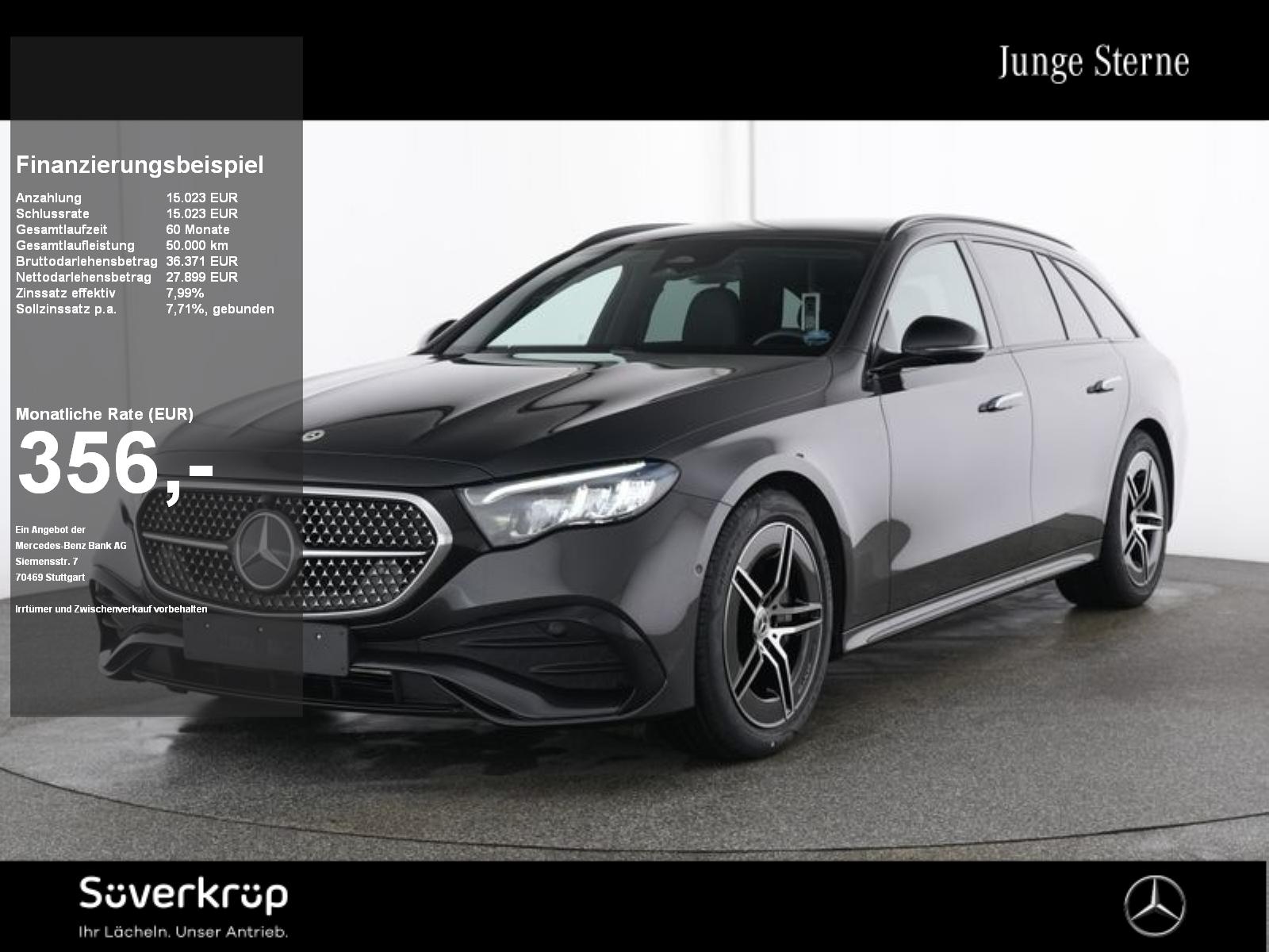 Mercedes-Benz E 220 T d , AMG NIGHT AHK DISTR KAMERA PANO SPUR