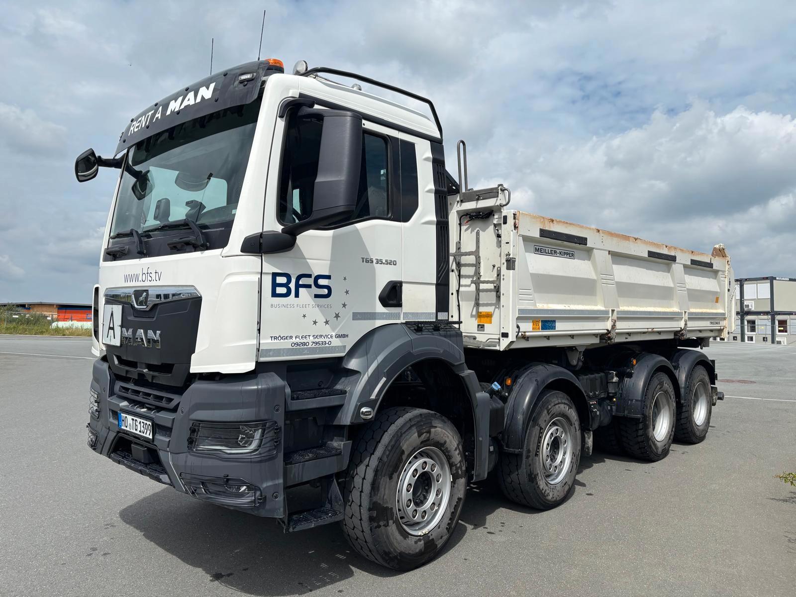 MAN TGS 35.520 8x4 BB CH Kipper Trigenius  Bordmatik