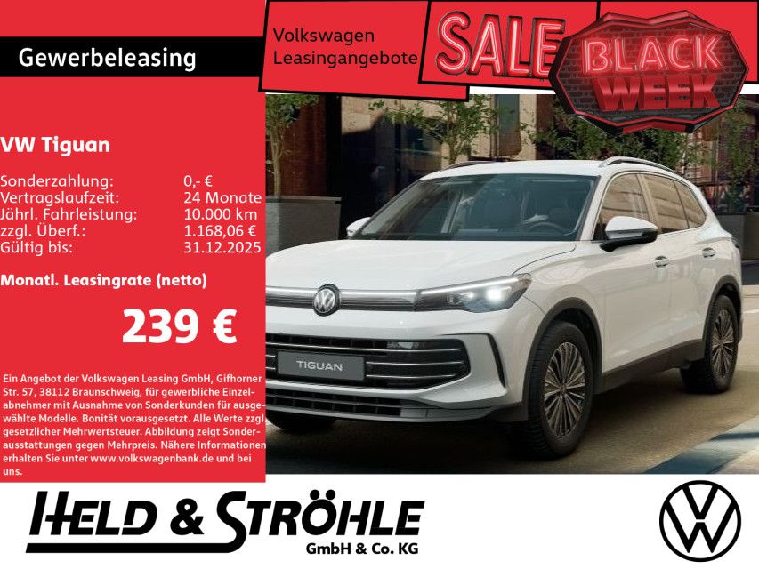 Volkswagen Tiguan Elegance 1.5l eTSI DSG Ganzjahresreifen