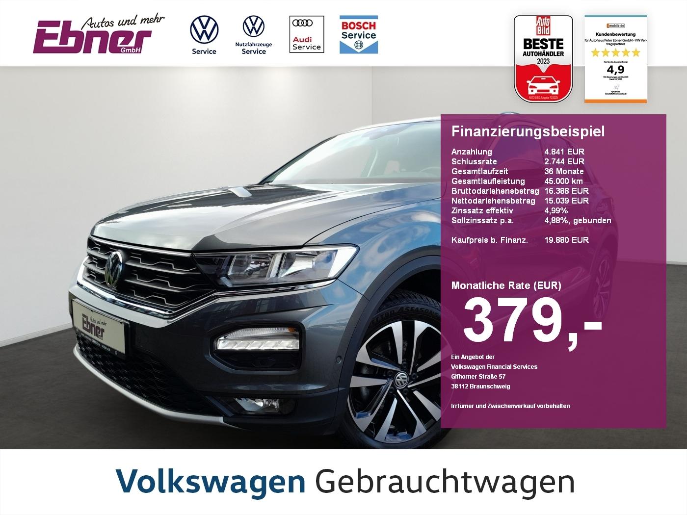 Volkswagen T-Roc IQ.DRIVE 1.5TSI ACC+KAMERA+NAVI+AC-AUTOM+1