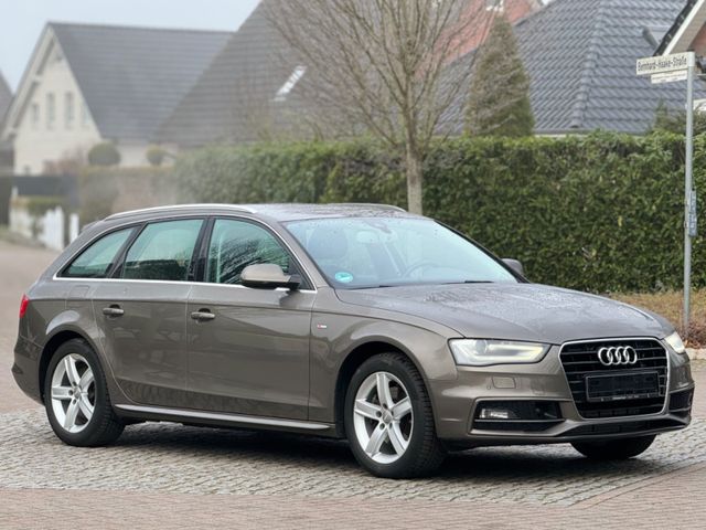 Audi A4-2.0TDI-Sline-Kombi-LED-Klima-AHK-TÜV-Neu