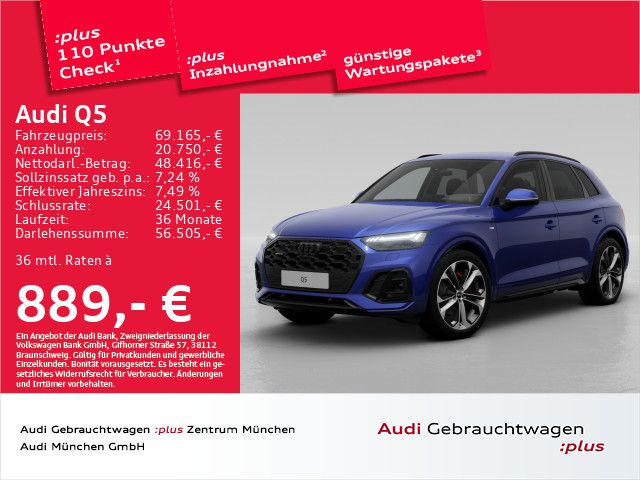 Audi Q5 45 TFSI qu. S tronic S line Matrix/21"Zoll/AC