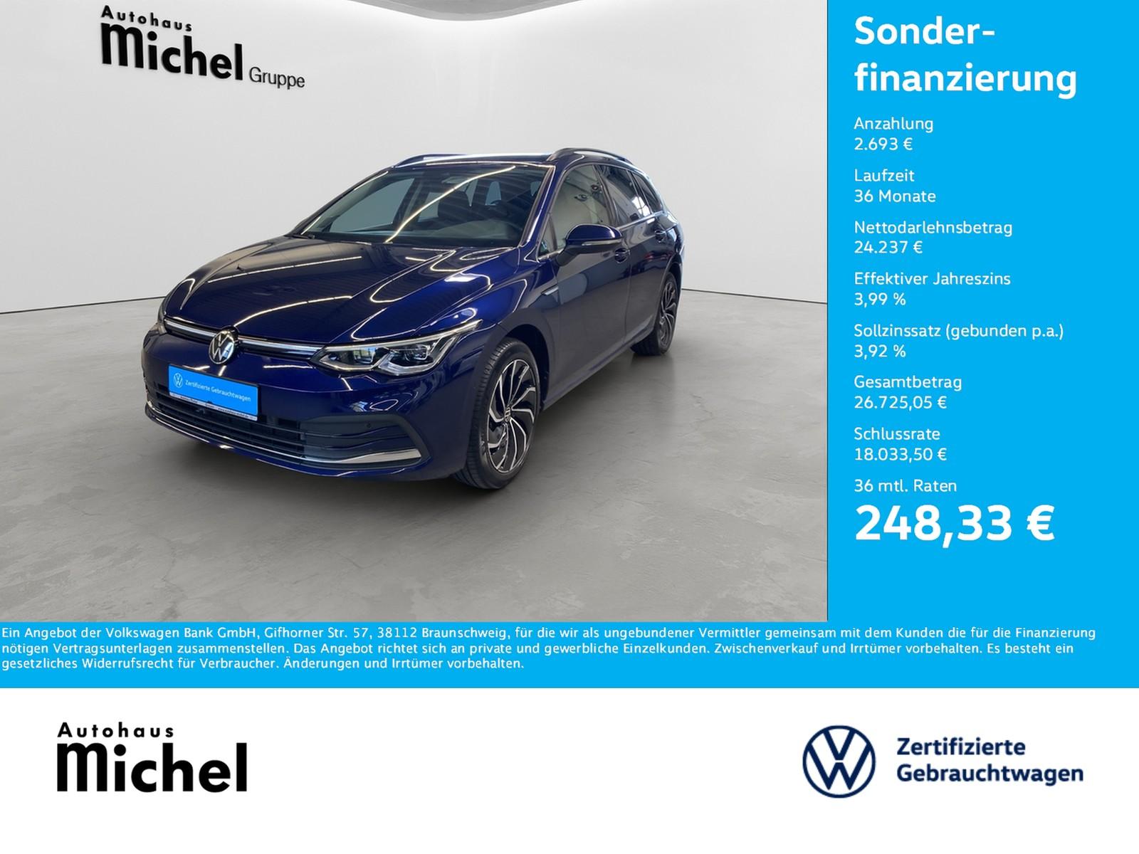 Volkswagen Golf 8 Variant TSI DSG Style LED-Plus Navi AHK A